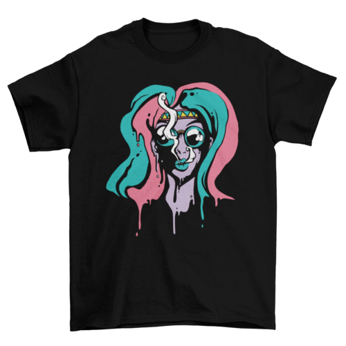 Trippy girl t-shirt