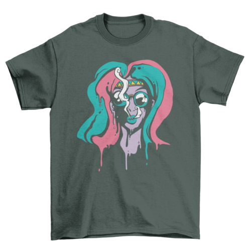 Trippy girl t-shirt