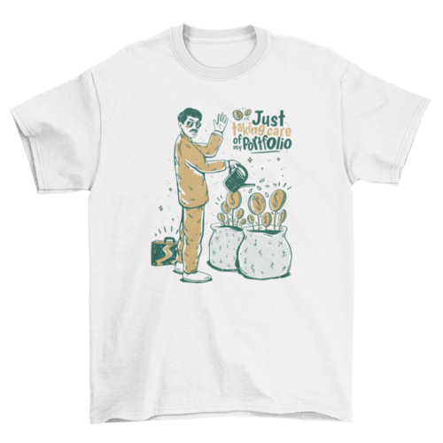 Money gardening t-shirt