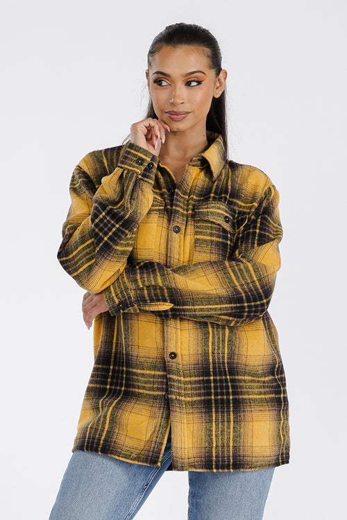 Oversized Soft Flannel Shacket